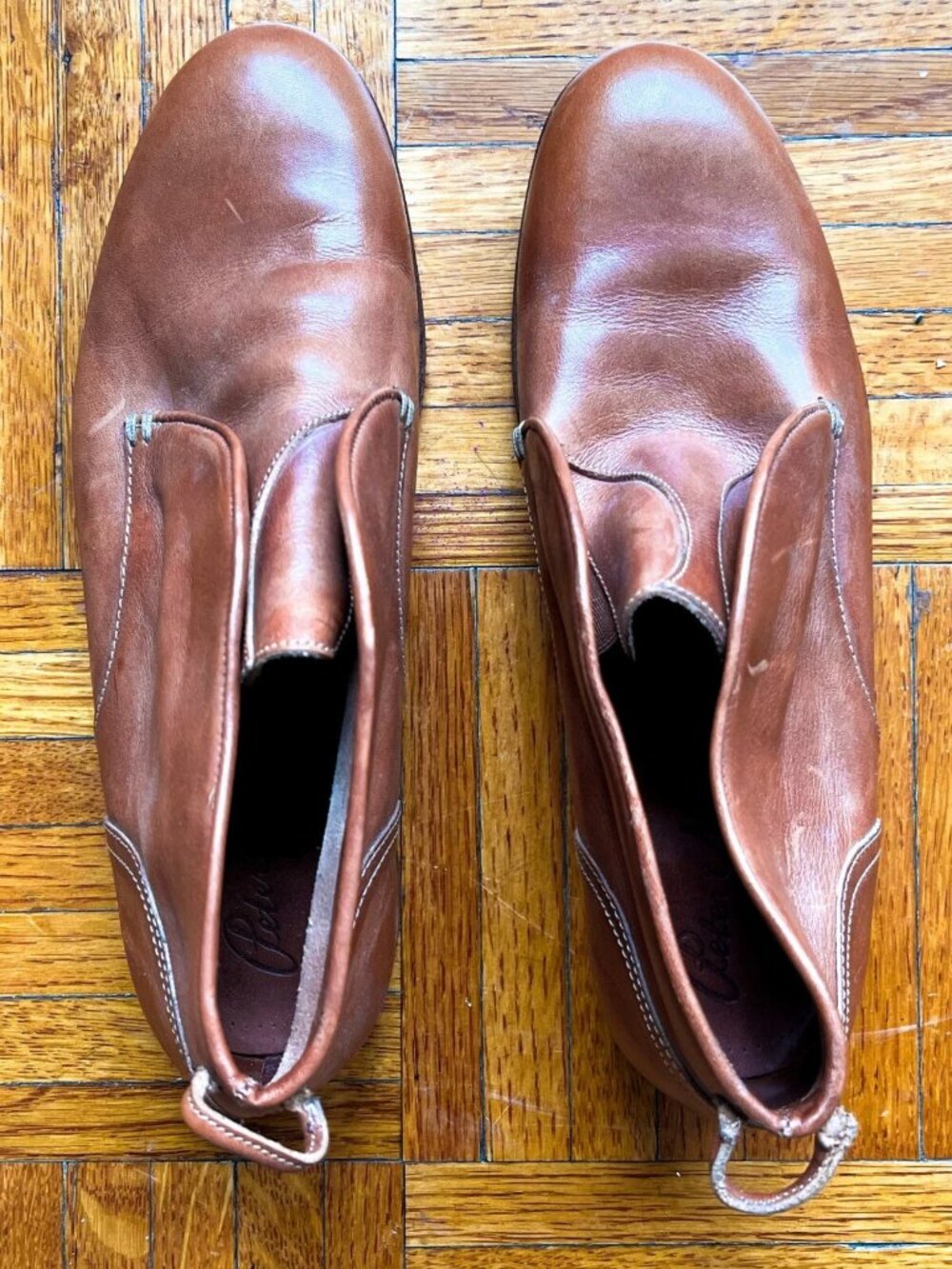 Peter Nappi Women’s Brown Leather Oxford Shoes Size 7 Made in Italy